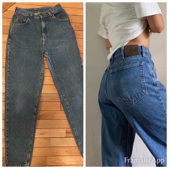 Vintage 80/90 High Waisted Mom Jeans Sz 8 - Picture 1 of 10